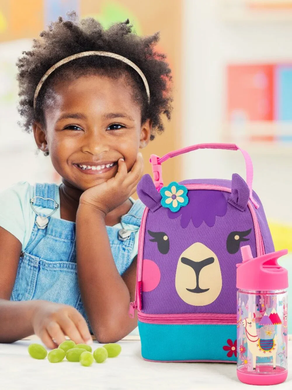 Stephen Joseph Owl Lunch Box and Pencil Pouch Set